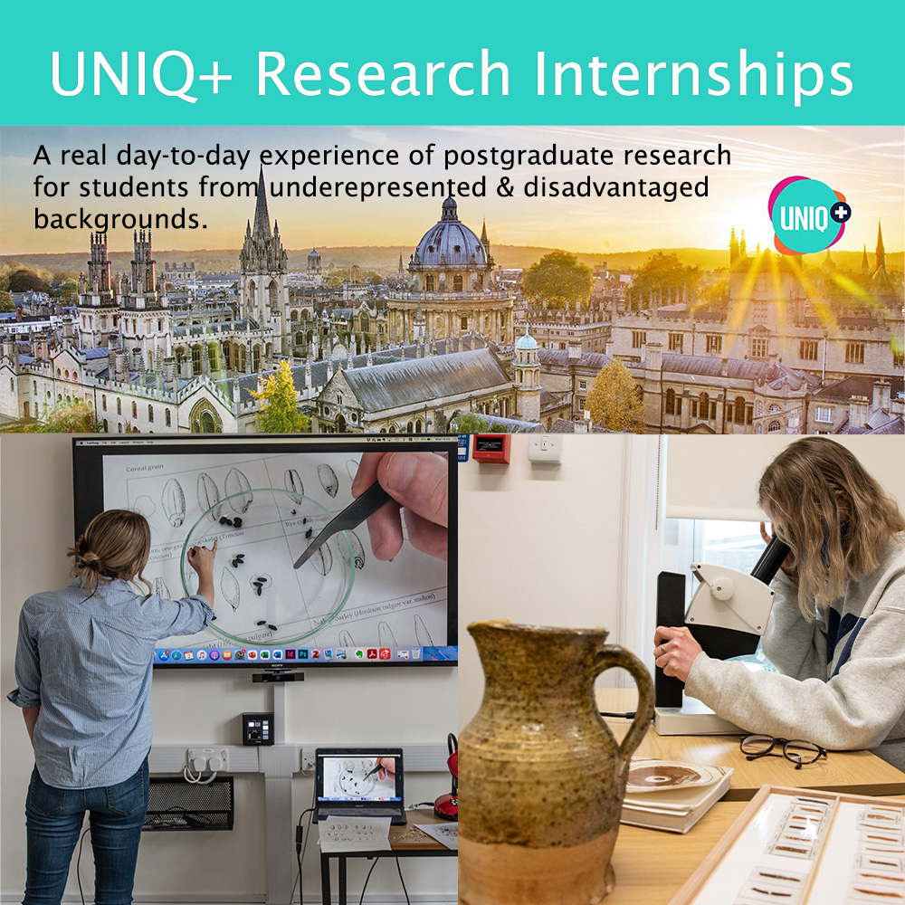Hear from our UNIQ + Research Interns | School of Archaeology