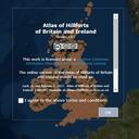 Screenshot of the homepage of the online hillforts atlas database