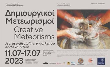 Poster for the creative meteorisms workshop and exhibition