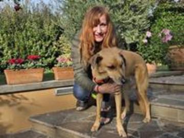 Sounds of silence jo Photo of Jaqueline and her dog