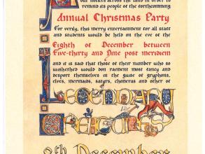 legendary creatures xmas party poster