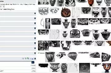 screenshot of the search screen of the Beazley database